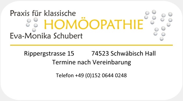 Praxis für klassische Homöopathie Eva-Monika Schubert